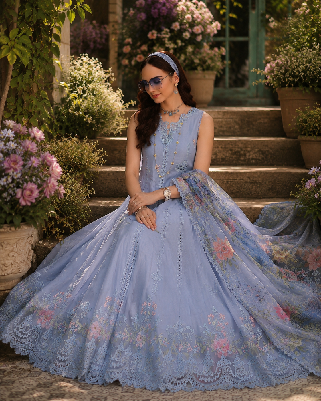 Noor by Saadia Asad | Noor Eid Printskhas 26 | D1 €“ Frozen Mist-6