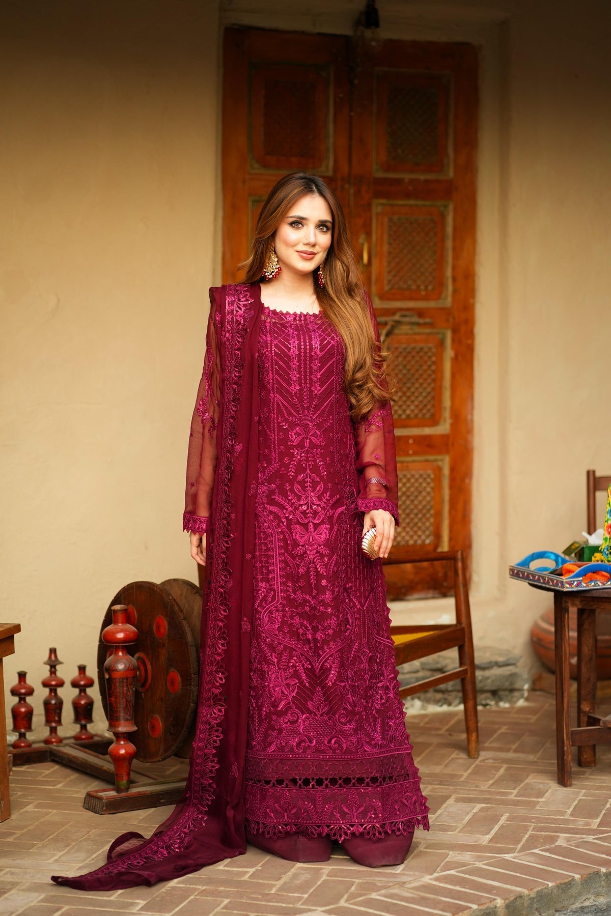 Maryams | Afsanah Luxury Chiffon | Gulbahar -  Maryams Ladies Clothes - Original Designer Dress - House of Maryam