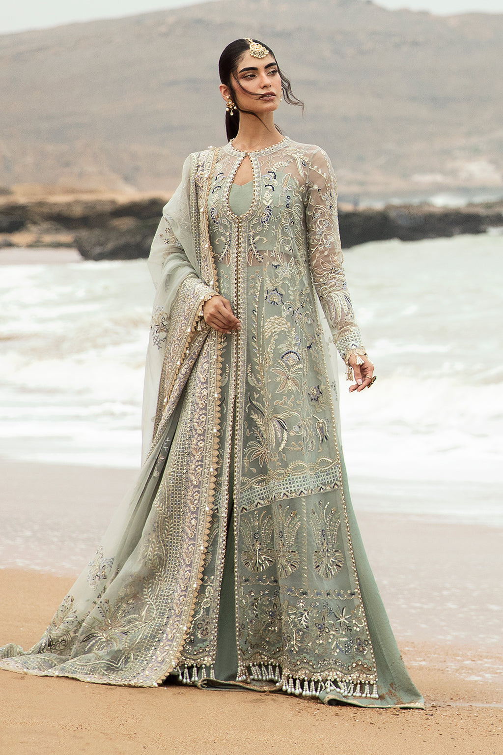 Afrozeh | Dastangoi Wedding Formal'24 | AWE-08 SHANZAY -  Afrozeh Bridal - Original Designer Dress - House of Maryam