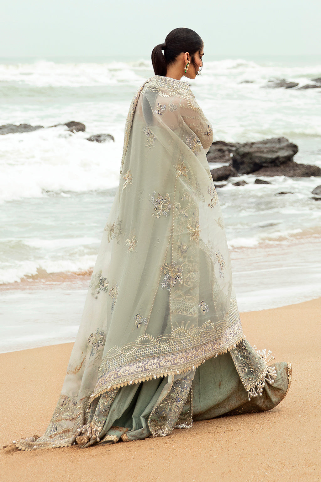Afrozeh | Dastangoi Wedding Formal'24 | AWE-08 SHANZAY -  Afrozeh Bridal - Original Designer Dress - House of Maryam