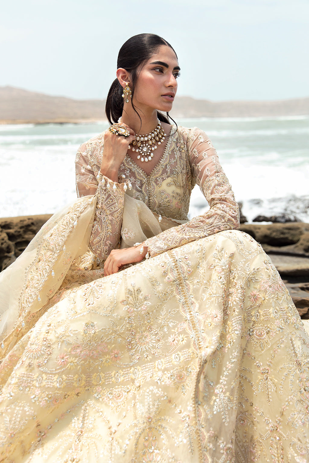 Afrozeh | Dastangoi Wedding Formal'24 | AWE-06 AROOHI by Designer Afrozeh - House of Maryam - Pakistani Designer Ethnic Wear in {{ shop.shopifyCountryName }}