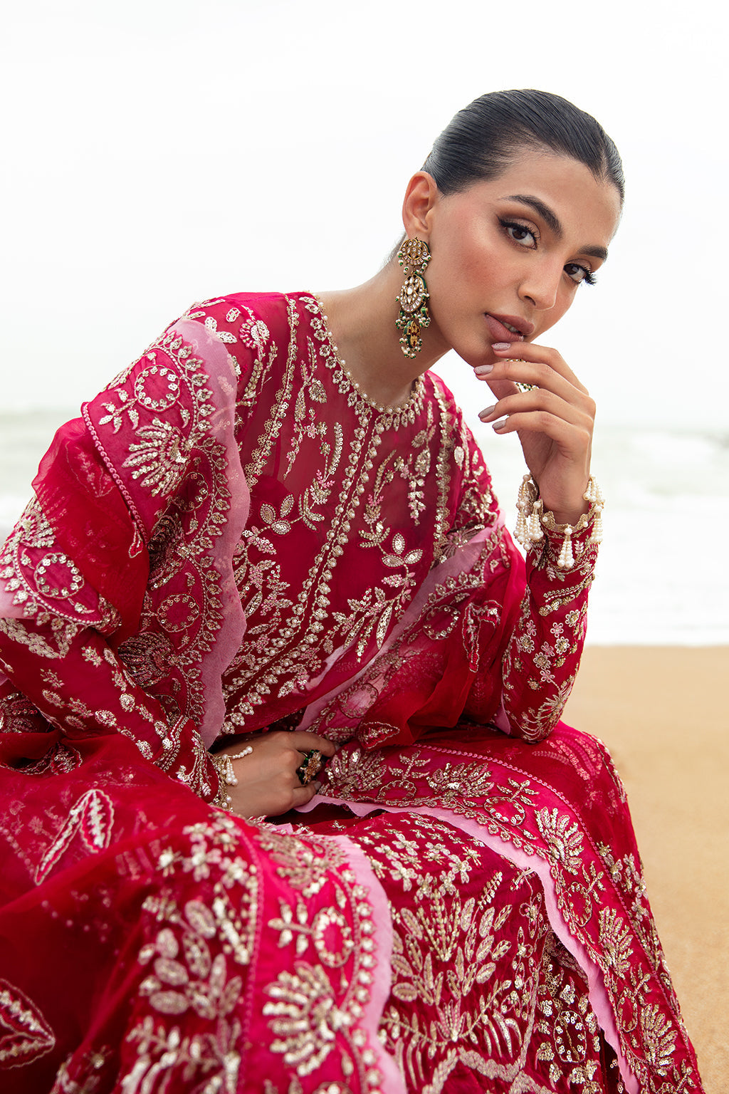 Afrozeh | Dastangoi Wedding Formal'24 | AWE-04 NAGEEN -  Afrozeh Bridal - Original Designer Dress - House of Maryam