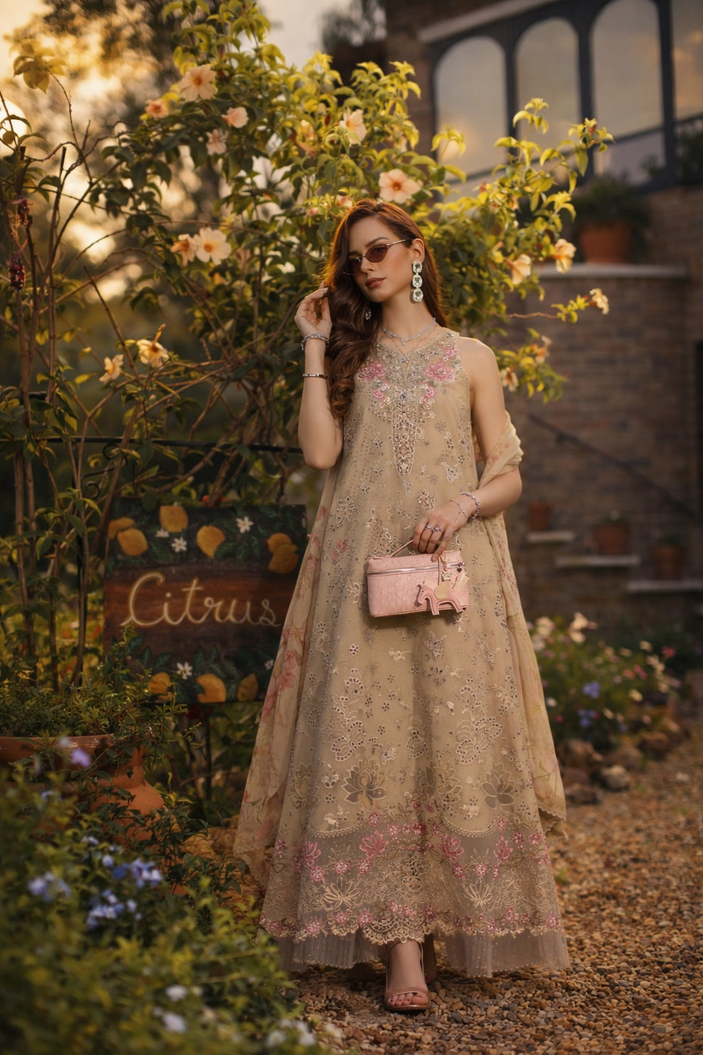 Saadia Asad | Luxury Eid Schiffli Laserkari 26 | D9 - B - Velisse, image 2
