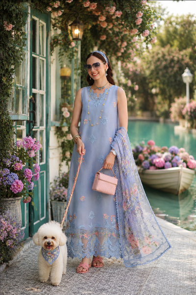 Noor by Saadia Asad | Noor Eid Printskhas 26 | D1 €“ Frozen Mist