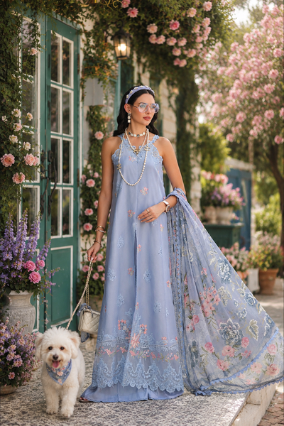 Noor by Saadia Asad | Noor Eid Printskhas 26 | D1 €“ Frozen Mist