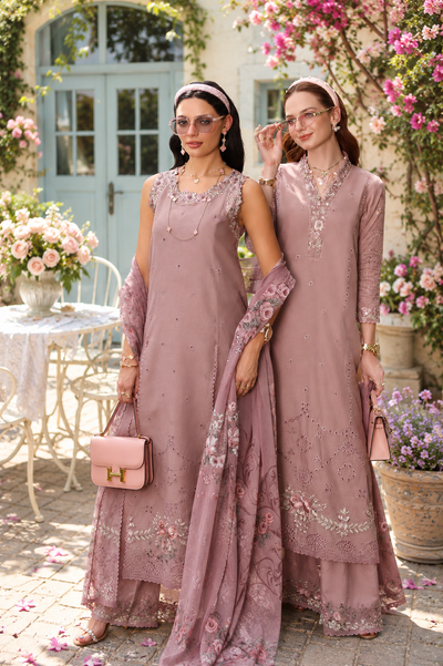 Noor by Saadia Asad | Noor Eid Printskhas 26 | D3 €“ Rose Éclat