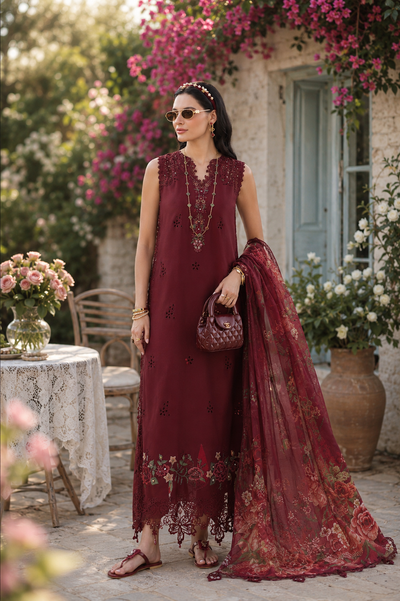 Noor by Saadia Asad | Noor Eid Printskhas 26 | D14 €“ Ruby Royale