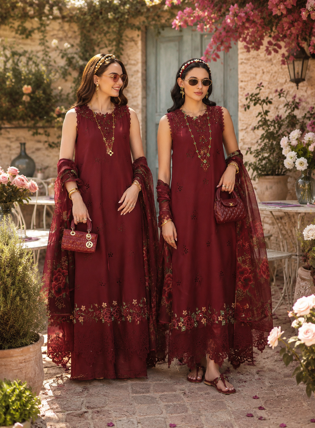 Noor by Saadia Asad | Noor Eid Printskhas 26 | D14 €“ Ruby Royale-4