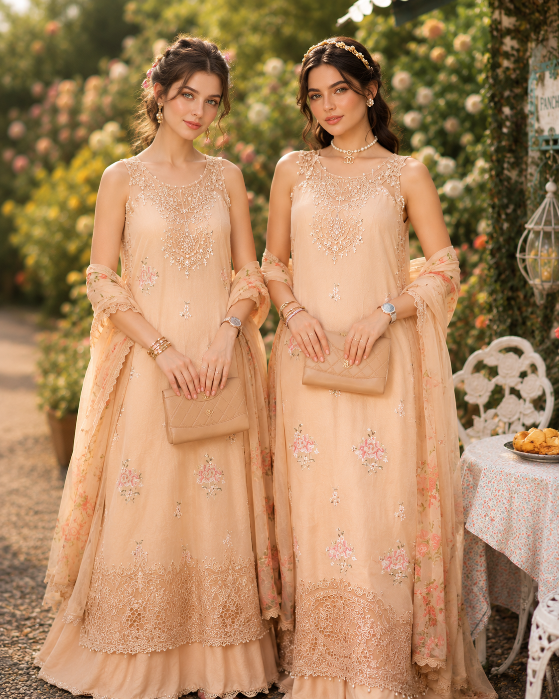 Noor by Saadia Asad | Noor Eid Printskhas 26 |D13 €“ Blush Peach-3