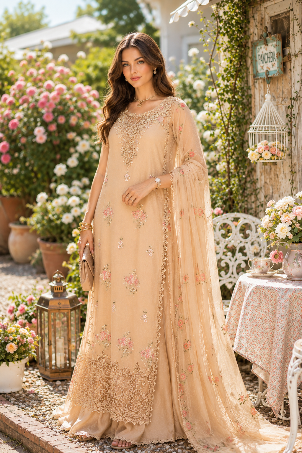 Noor by Saadia Asad | Noor Eid Printskhas 26 |D13 €“ Blush Peach-2