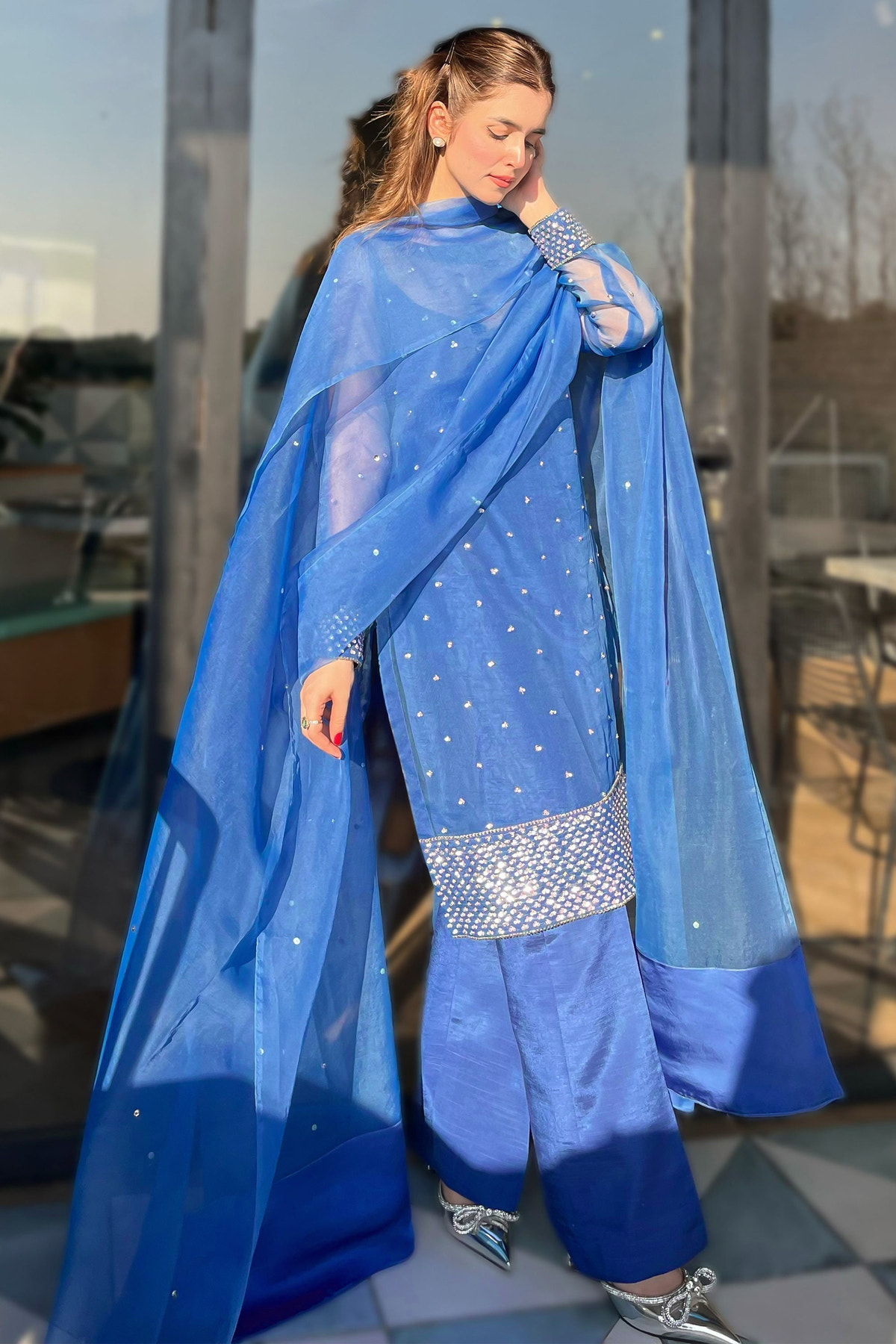 Hana | Signature Series | Azure -  Hana Ladies Clothes - Original Designer Dress - House of Maryam