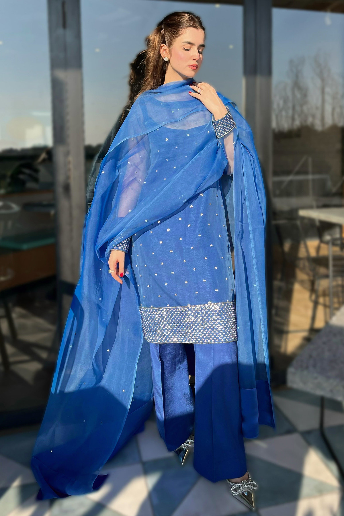 Hana | Signature Series | Azure -  Hana Ladies Clothes - Original Designer Dress - House of Maryam