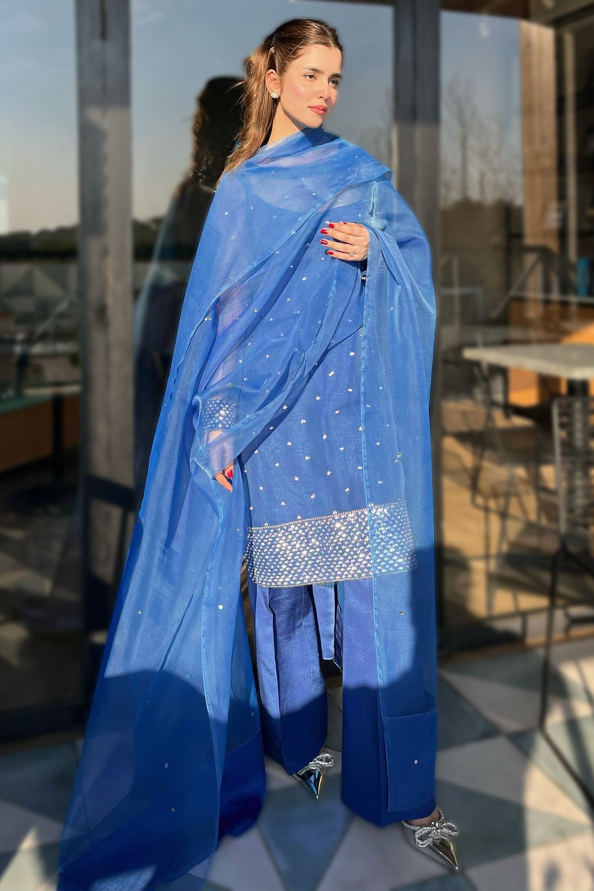 Hana | Signature Series | Azure -  Hana Ladies Clothes - Original Designer Dress - House of Maryam