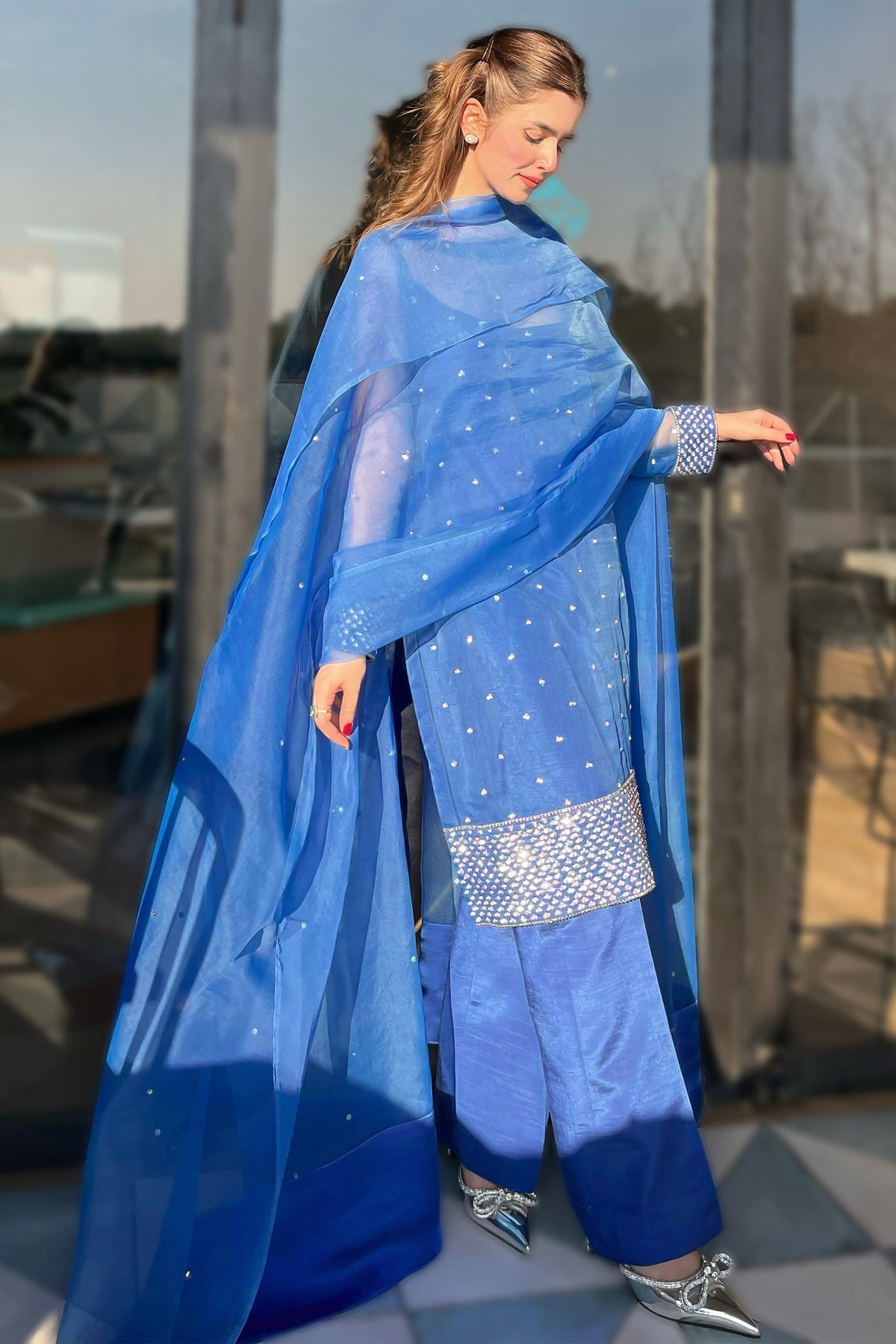 Hana | Signature Series | Azure -  Hana Ladies Clothes - Original Designer Dress - House of Maryam
