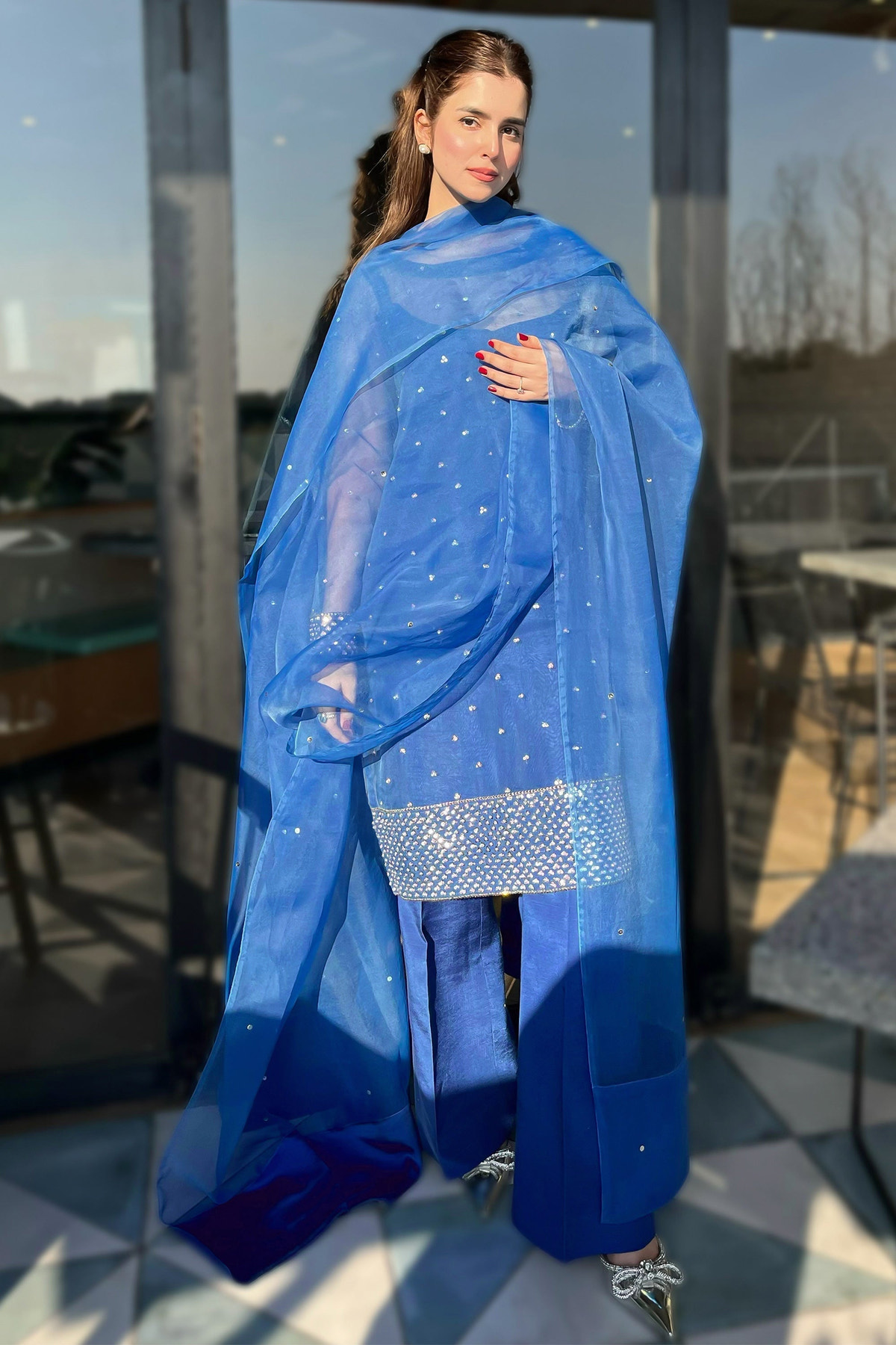 Hana | Signature Series | Azure -  Hana Ladies Clothes - Original Designer Dress - House of Maryam