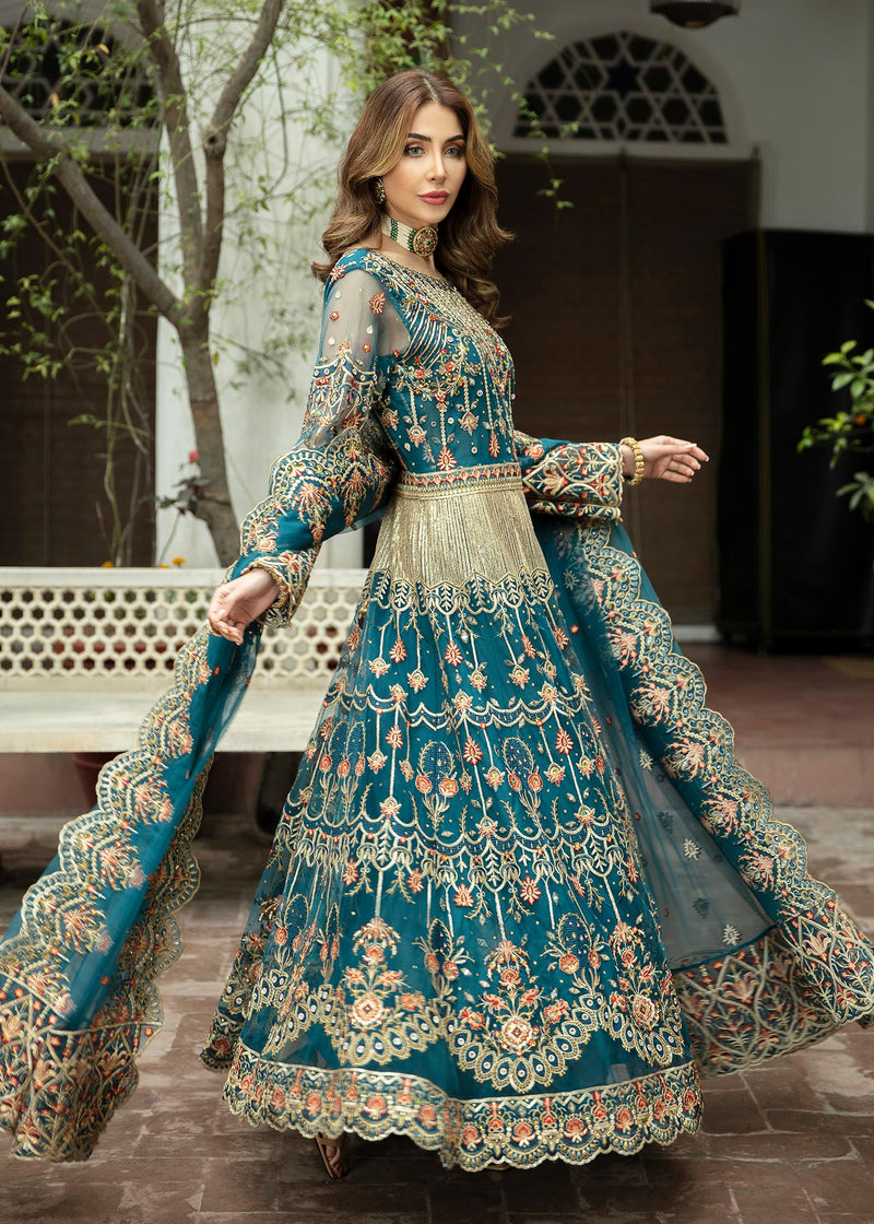 Daud Abbas | Formals Collection | Sang e Sitara -  Daud Abbas Formal - Original Designer Dress - House of Maryam