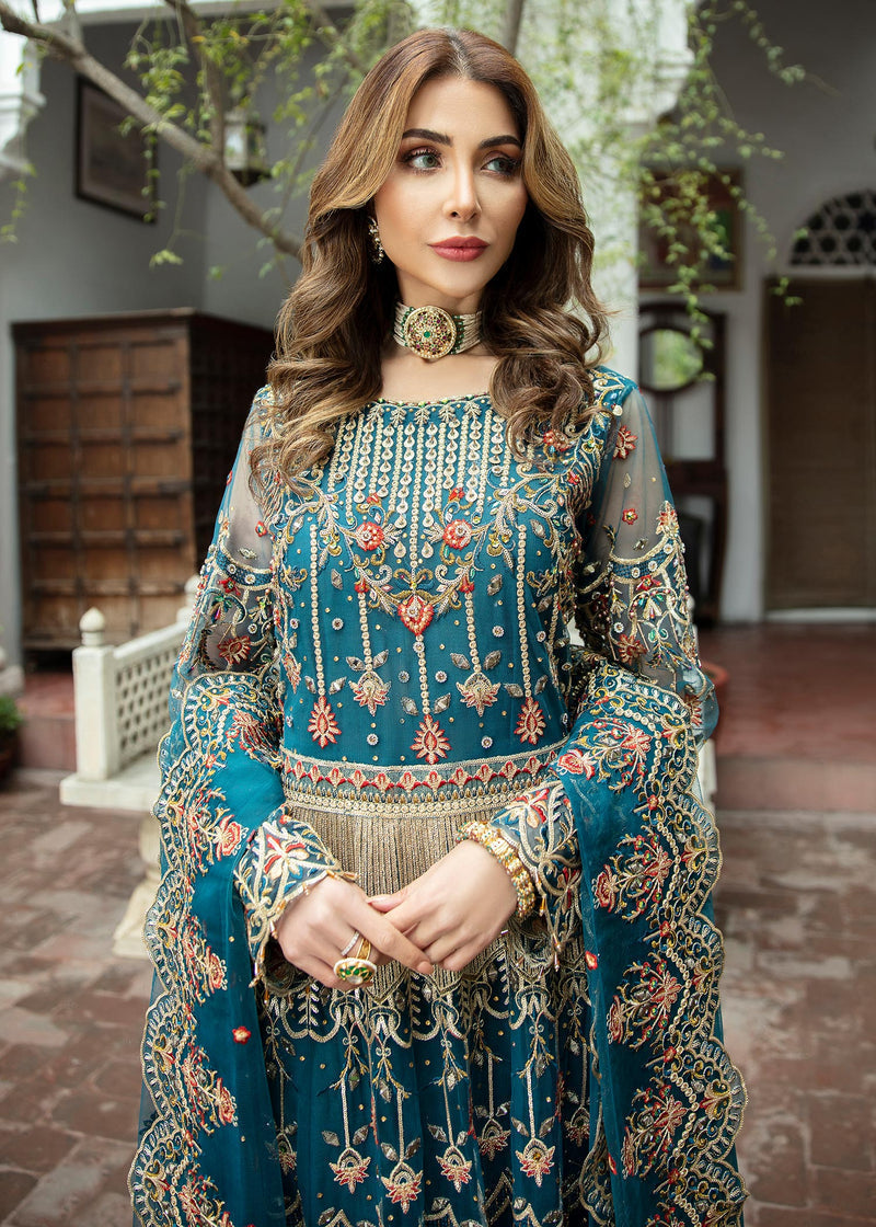 Daud Abbas | Formals Collection | Sang e Sitara -  Daud Abbas Formal - Original Designer Dress - House of Maryam
