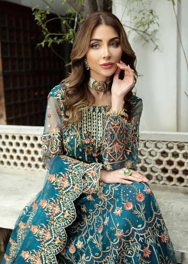 Daud Abbas | Formals Collection | Sang e Sitara -  Daud Abbas Formal - Original Designer Dress - House of Maryam
