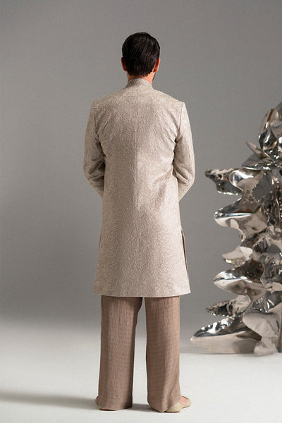 Republic By Omar Farooq | Sherwani Couture | 'Shabaan' Open Sherwani -  Republic by Omar Farooq SHERWANI COUTURE - Original Designer Dress - House of Maryam