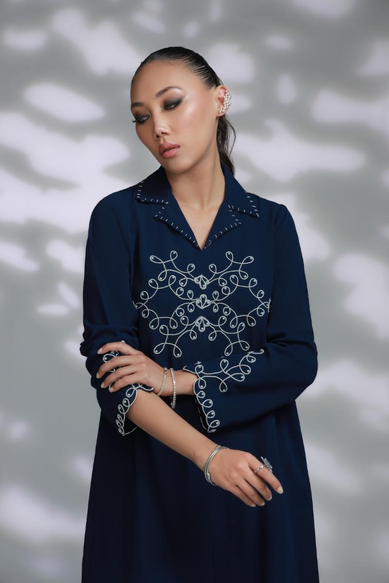 Sana Abbas | La Fiesta A W Pret | Cobalt, image 4