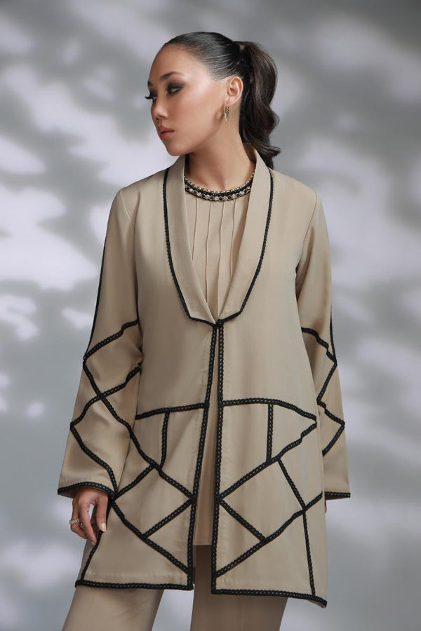 Sana Abbas | La Fiesta A W Pret | Taupe-4