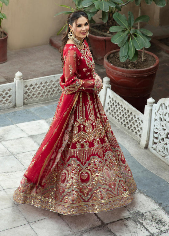 Daud Abbas | Formals Collection | Ruby -  Daud Abbas Formal - Original Designer Dress - House of Maryam