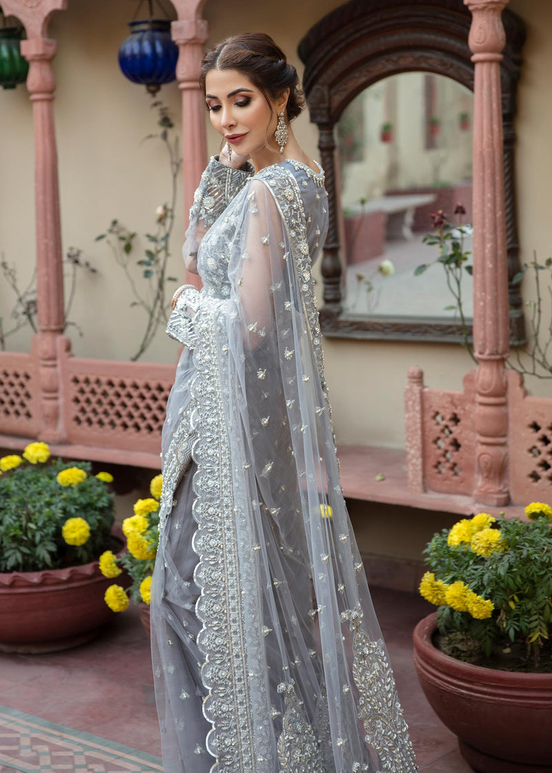 Daud Abbas | Formals Collection | Almas -  Daud Abbas Formal - Original Designer Dress - House of Maryam