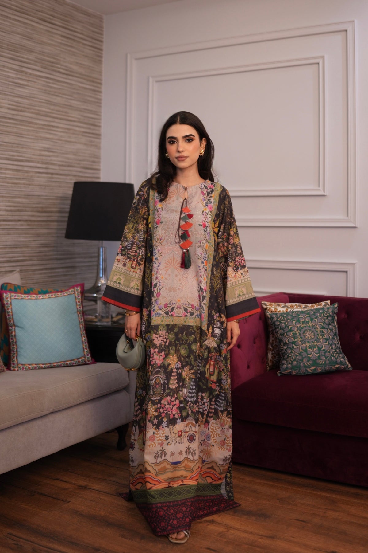 Muntaha | Luxury Kaftans | Zarvaan-1