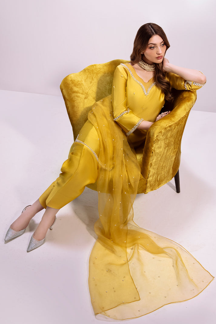 Raja Salahuddin | House of Mina | Sunshine -  Raja Salahuddin Ladies Clothes - Original Designer Dress - House of Maryam