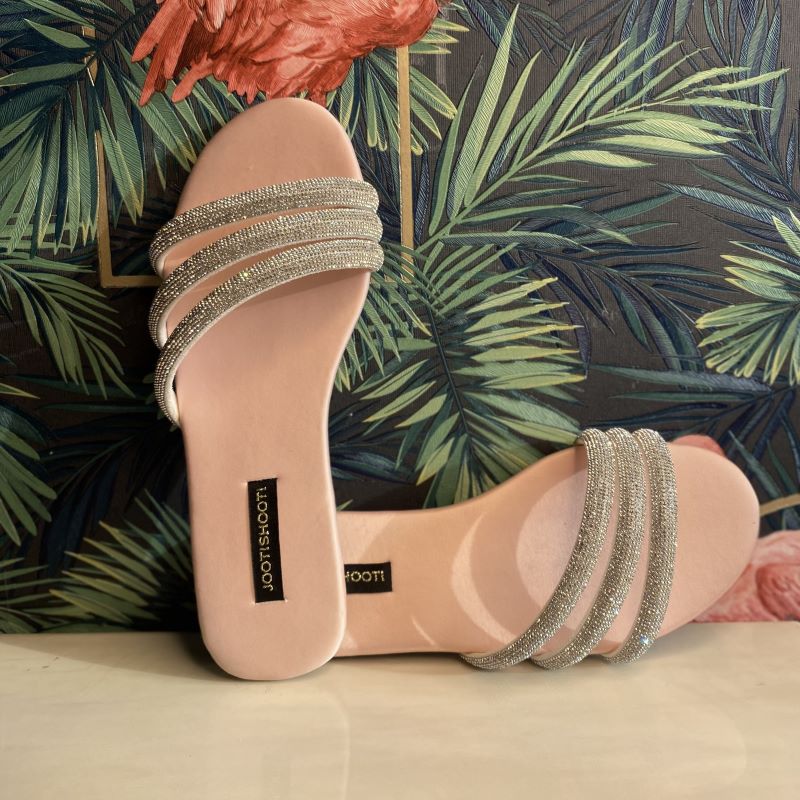 Baby Pink Lovestruck Slides by House of Maryam - House of Maryam