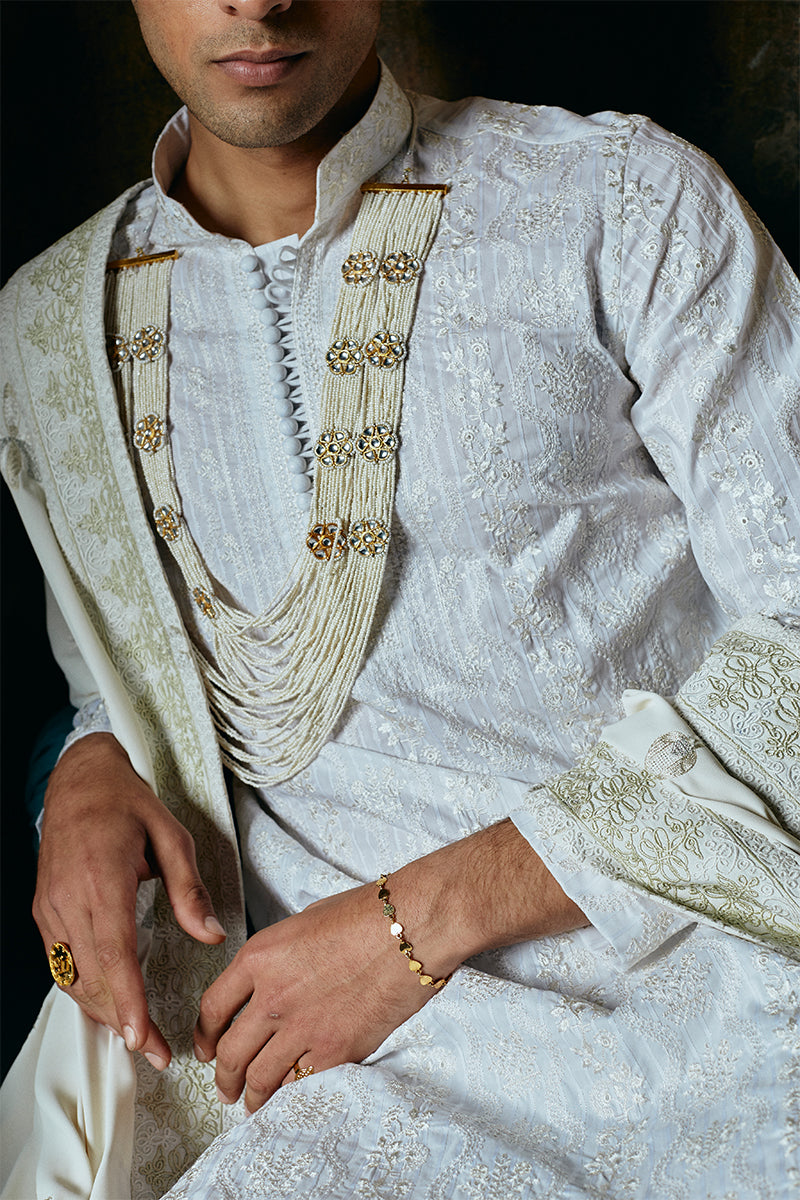 Republic By Omar Farooq | Luxury Rtw | "Ahsan" Kurta Pajama -  Republic by Omar Farooq Luxury RTW - Original Designer Dress - House of Maryam