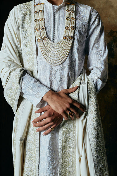 Republic By Omar Farooq | Luxury Rtw | "Ahsan" Kurta Pajama -  Republic by Omar Farooq Luxury RTW - Original Designer Dress - House of Maryam