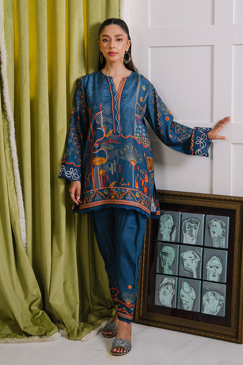 Mina Hassan | Signature Luxe 25 | Deep Teal Tapestry-1