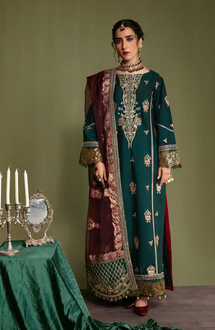 Emaan Adeel | Noori Silk Formals 23 | NR 05 RIWAYAT by Designer Emaan Adeel - House of Maryam - Pakistani Designer Ethnic Wear in {{ shop.shopifyCountryName }}