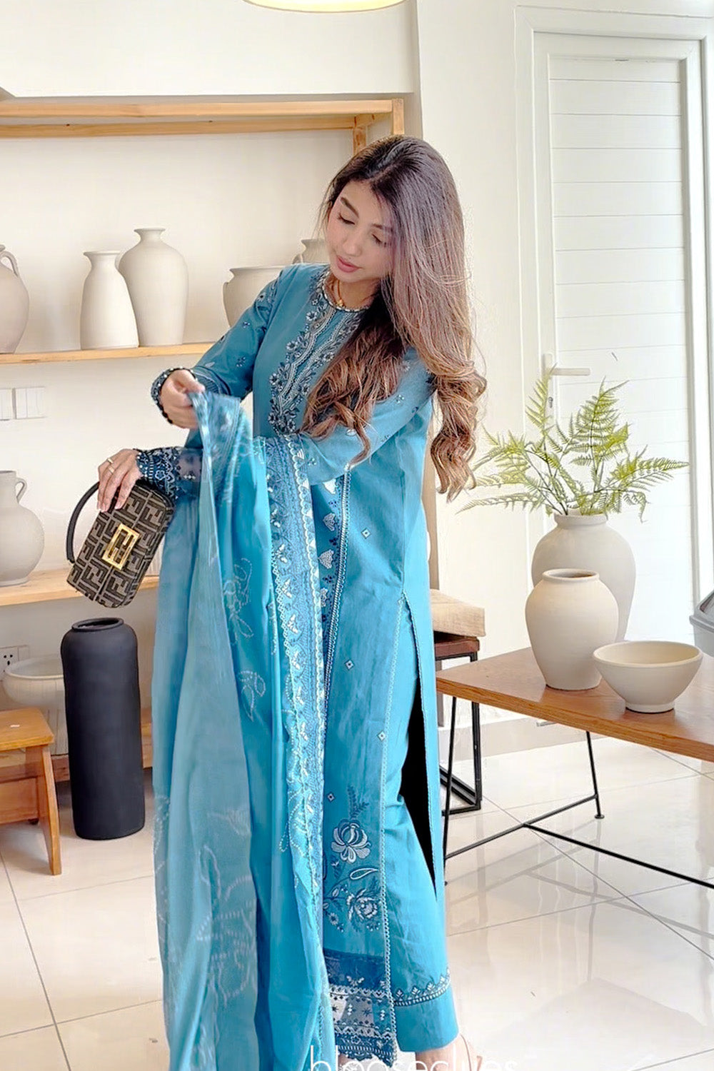 Maryum N Maria | Elara 25 |BLUE MOON - MS50370 -  Maryum N Maria Ladies Clothes - Original Designer Dress - House of Maryam