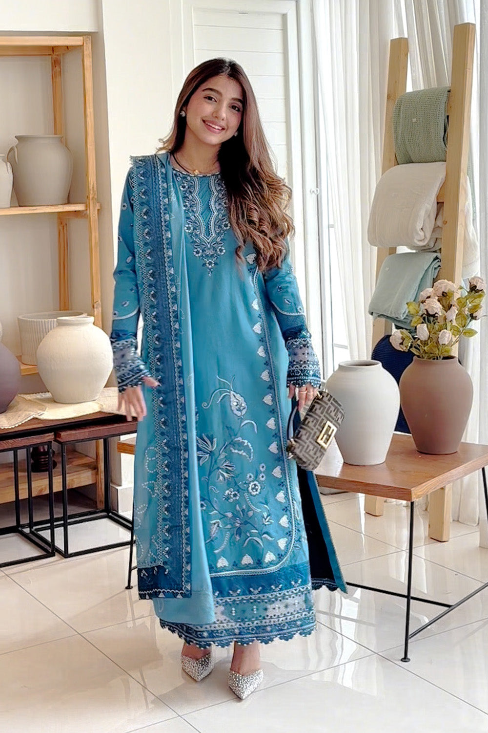 Maryum N Maria | Elara 25 |BLUE MOON - MS50370 -  Maryum N Maria Ladies Clothes - Original Designer Dress - House of Maryam