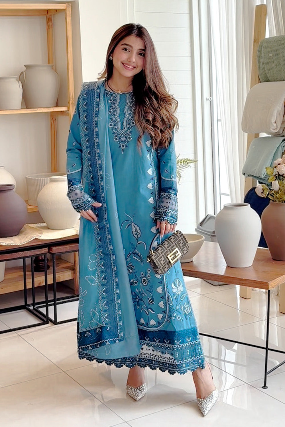 Maryum N Maria | Elara 25 |BLUE MOON - MS50370 -  Maryum N Maria Ladies Clothes - Original Designer Dress - House of Maryam
