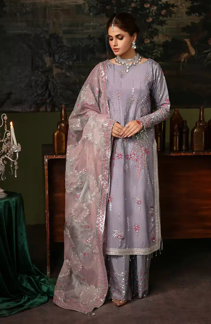 Emaan Adeel | Noori Silk Formals 23 | NR 06 BANO by Designer Emaan Adeel - House of Maryam - Pakistani Designer Ethnic Wear in {{ shop.shopifyCountryName }}