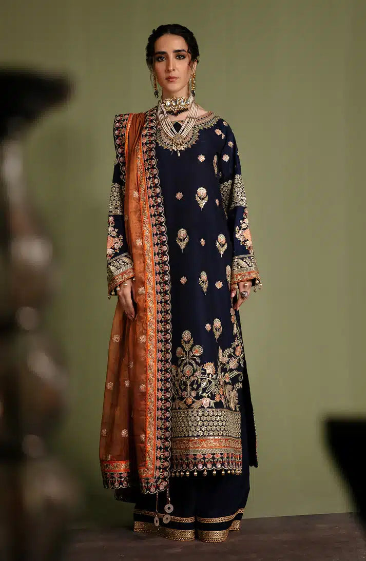 Emaan Adeel | Noori Silk Formals 23 | NR 07 DIVANI by Designer Emaan Adeel - House of Maryam - Pakistani Designer Ethnic Wear in {{ shop.shopifyCountryName }}