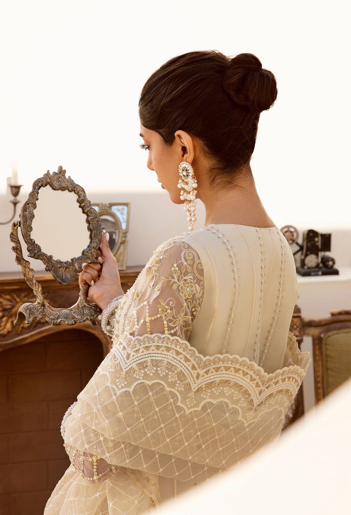 Akbar Aslam Tyla organza formal suit, photo 5