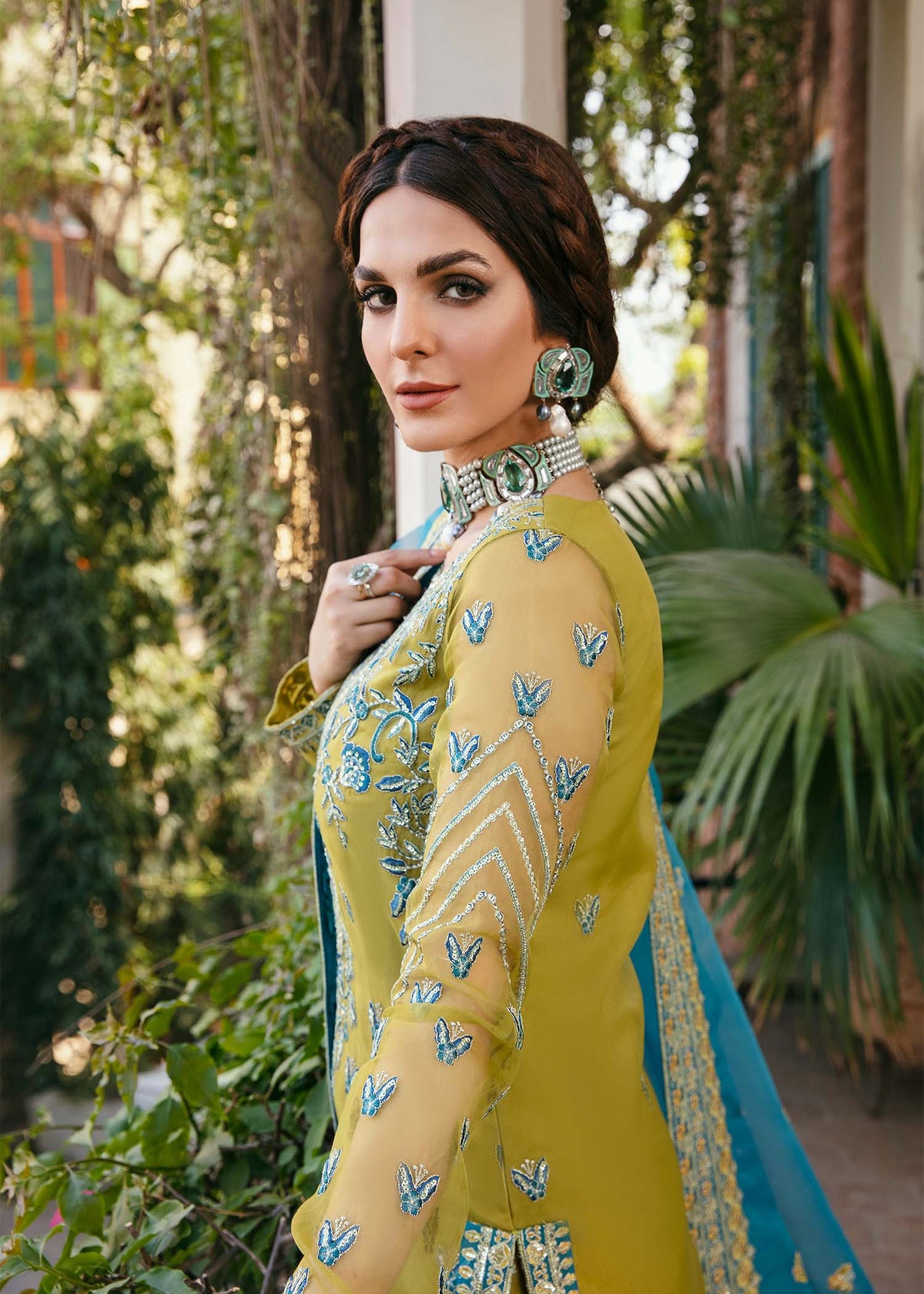 Akbar Aslam Davina organza formal suit, photo 3