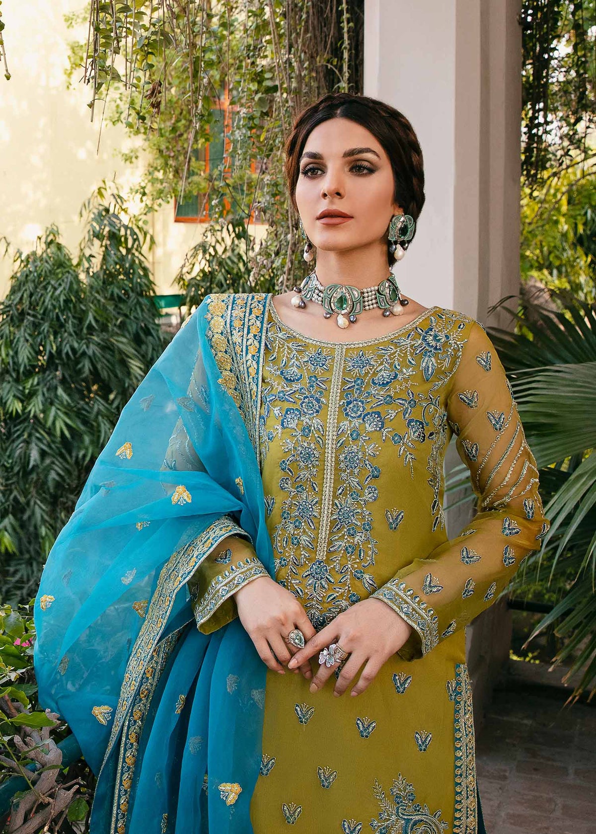 Akbar Aslam Davina organza formal suit, photo 5