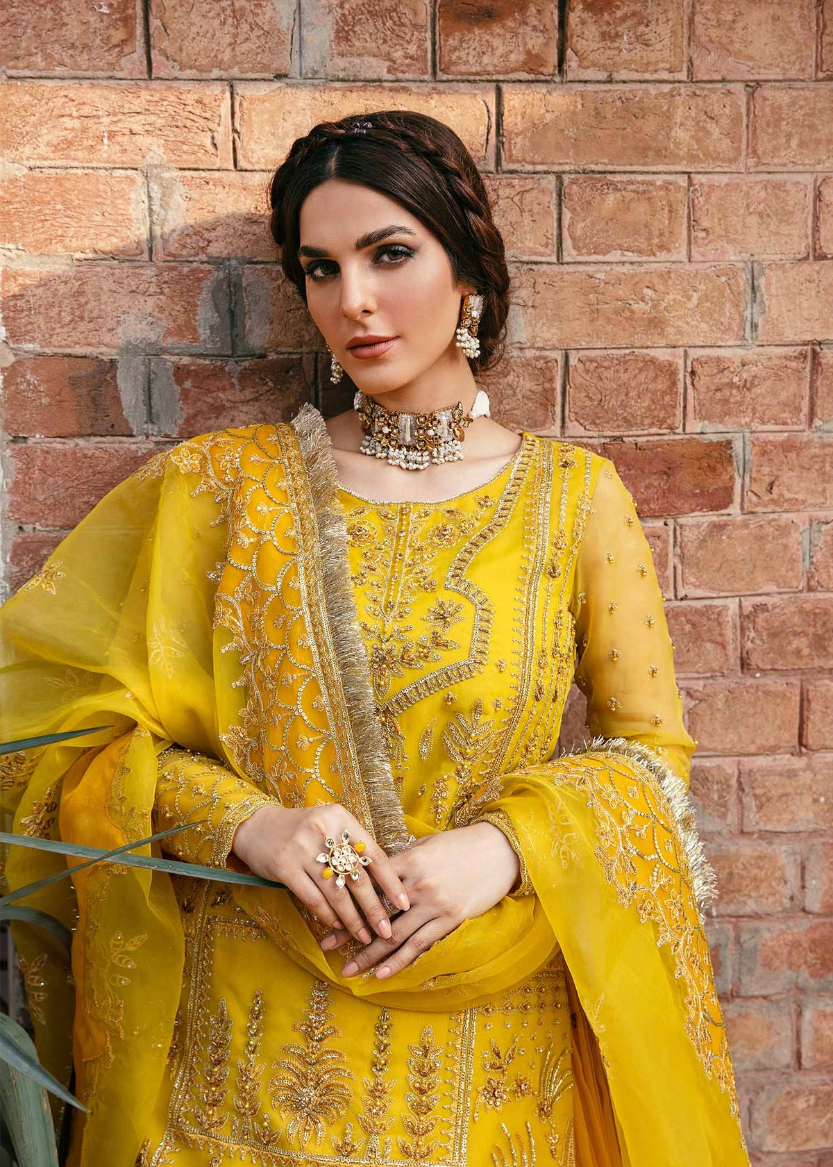 Akbar Aslam Cailin organza shirt and lehenga, photo 2