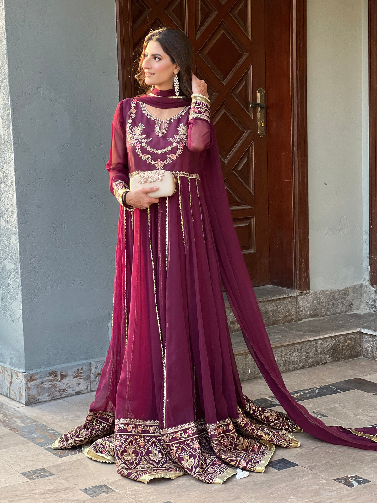 Hania & Umaimaz | Festive Collection | Jamni -Bs -  Hania & Umaima  - Original Designer Dress - House of Maryam