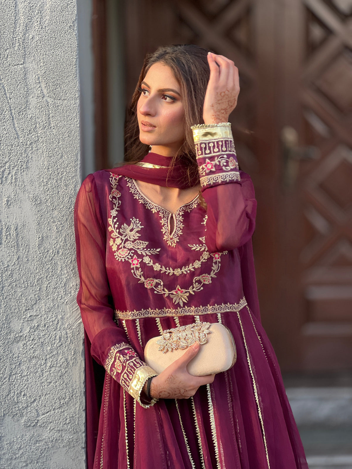 Hania & Umaimaz | Festive Collection | Jamni -Bs -  Hania & Umaima  - Original Designer Dress - House of Maryam