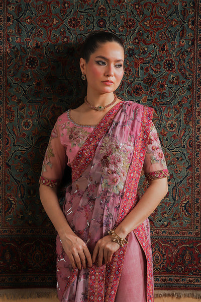 Shamaeel Ansari | Majestic Legacy | Rosewood Zari Fusion Saree