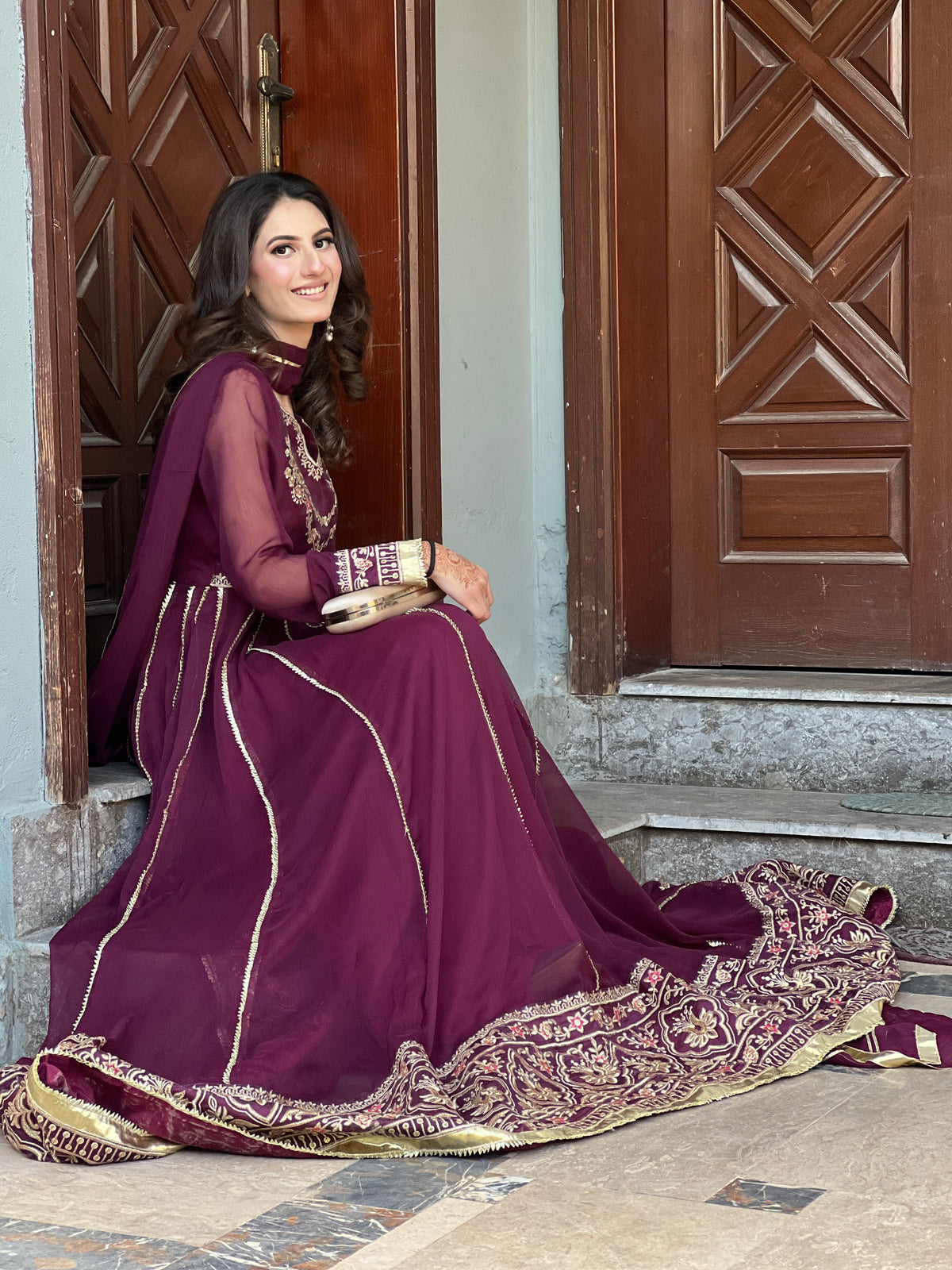 Hania & Umaimaz | Festive Collection | Jamni -Bs -  Hania & Umaima  - Original Designer Dress - House of Maryam