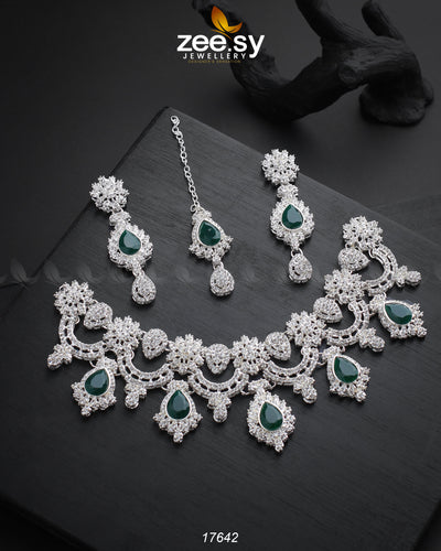 Aether Necklace -  Zeesy Necklace Sets - Original Designer Dress - House of Maryam