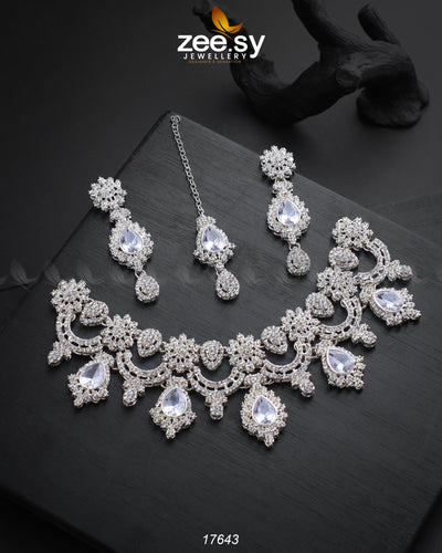 Aether Necklace -  Zeesy Necklace Sets - Original Designer Dress - House of Maryam