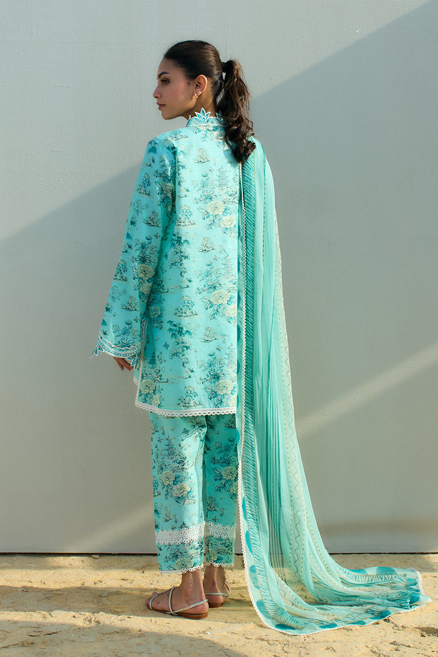 Sania Maskatiya | Luxury Lawn 25 | Myra (B) -  Sania Maskatiya Ladies Clothes - Original Designer Dress - House of Maryam